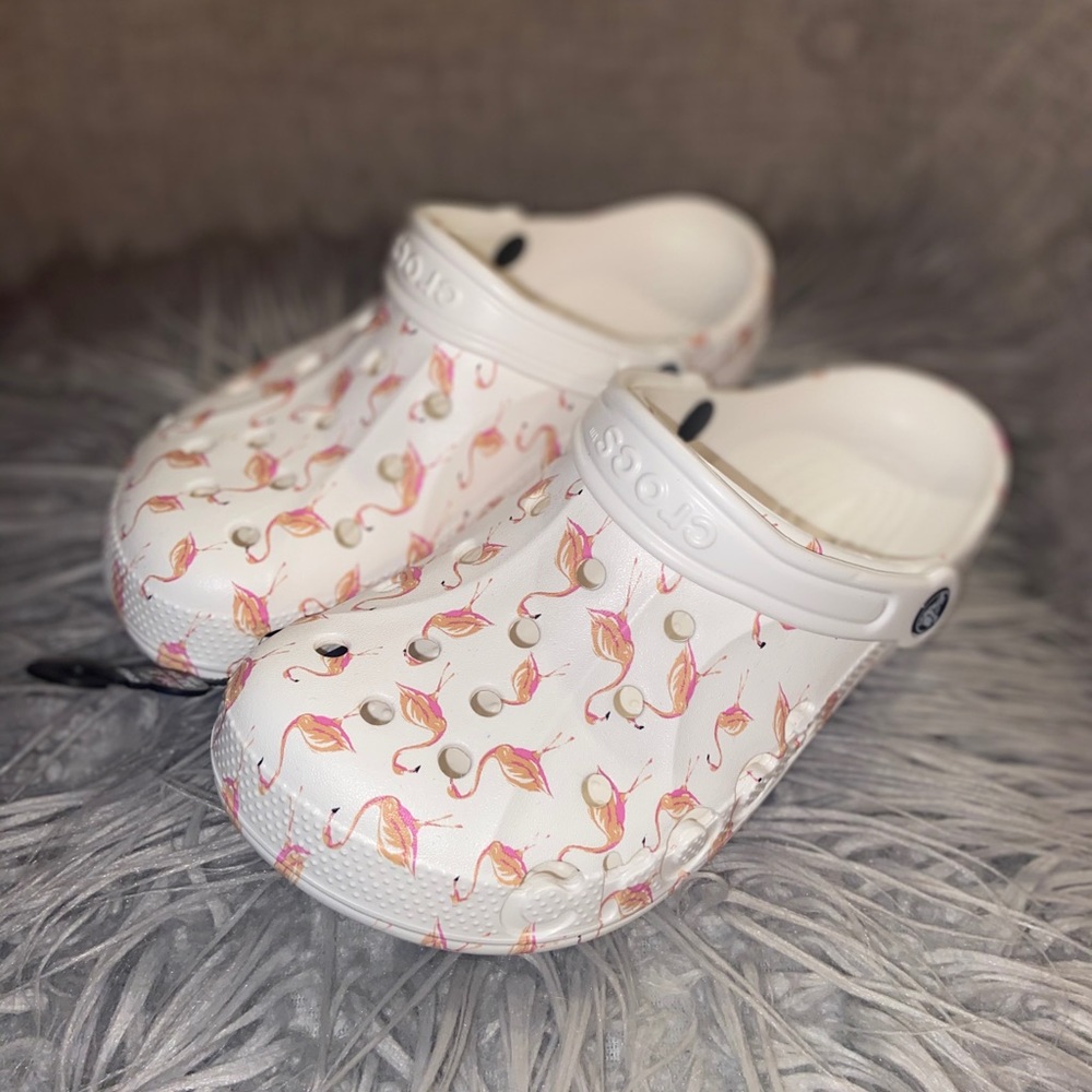SOLD - Baya Seasonal Flamingo Crocs 🦩